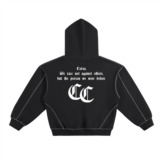 Stitched Fleece Hoodie